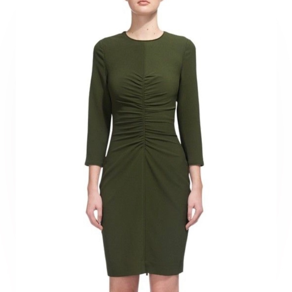 Whistles Lydia Gathered Bodycon Dress